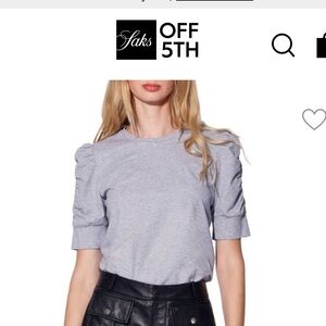 Walter Baker Skippy Puff Sleeve Top NWT